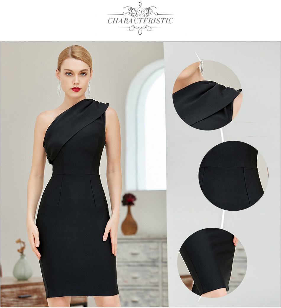 One Shoulder Bodycon Dress
