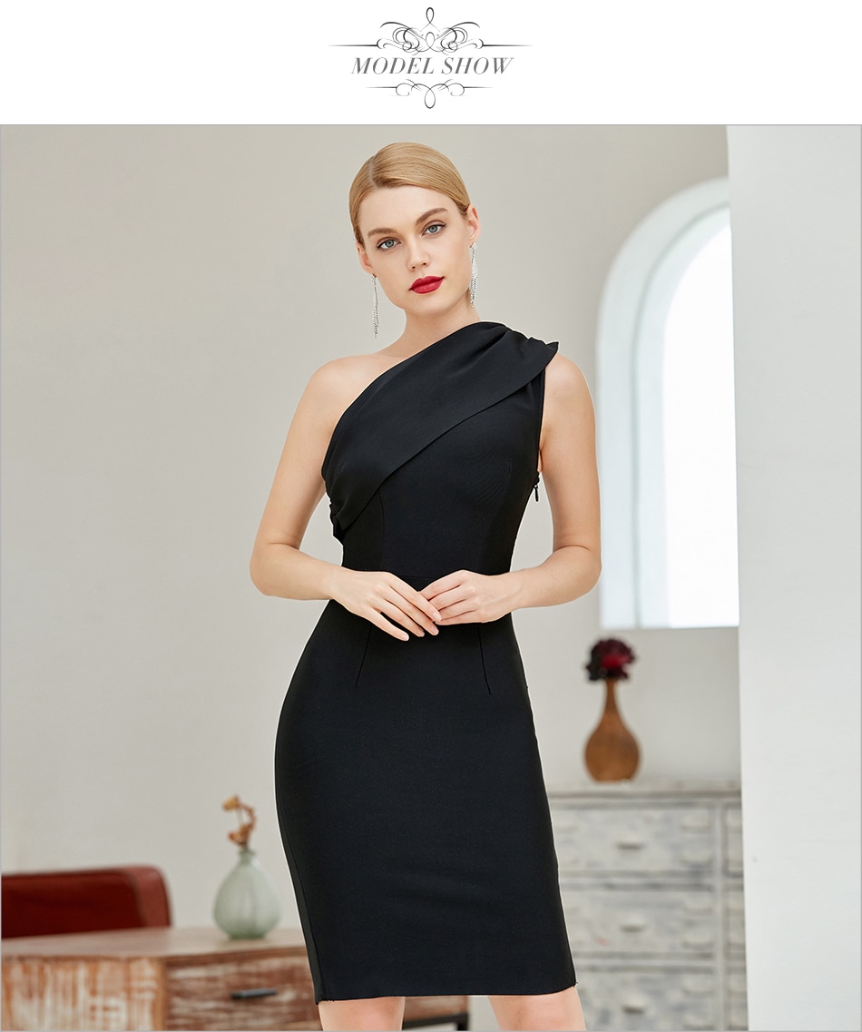 One Shoulder Bodycon Dress
