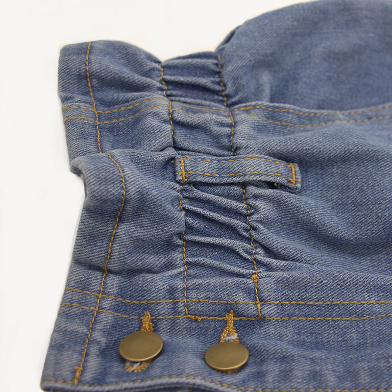 Women's High Waist Rolled Jeans