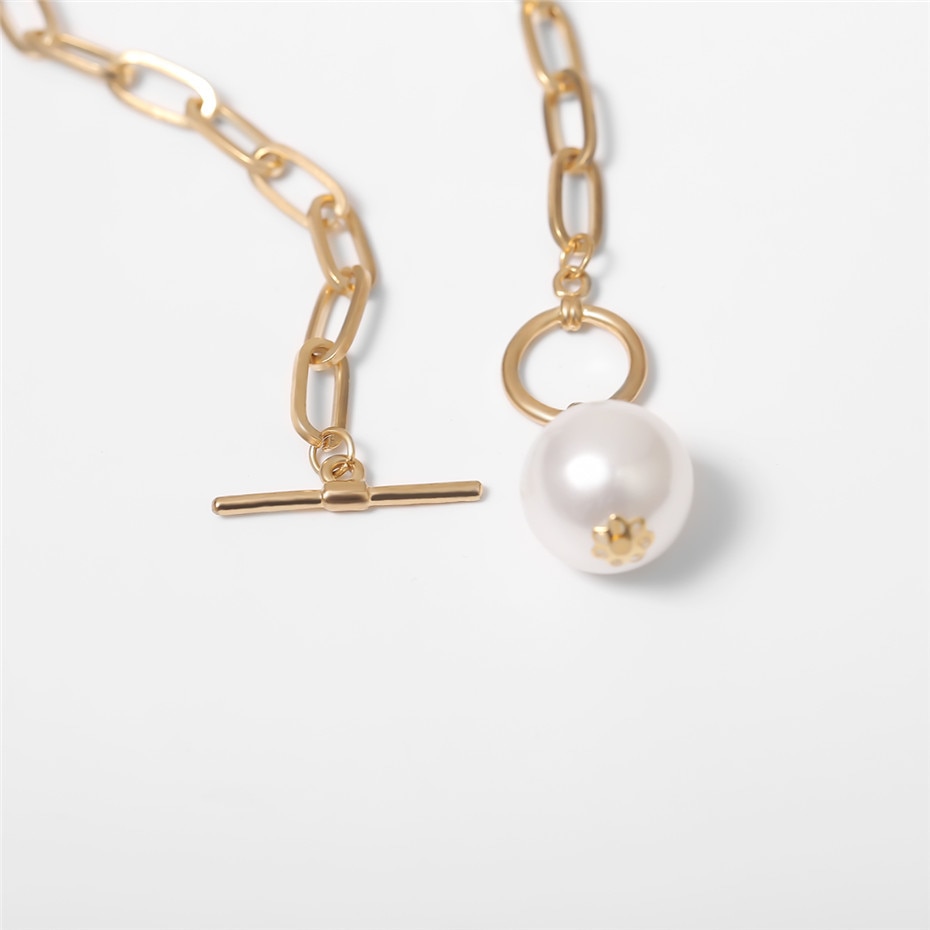 Women's Imitation Pearl Pendant Necklaces
