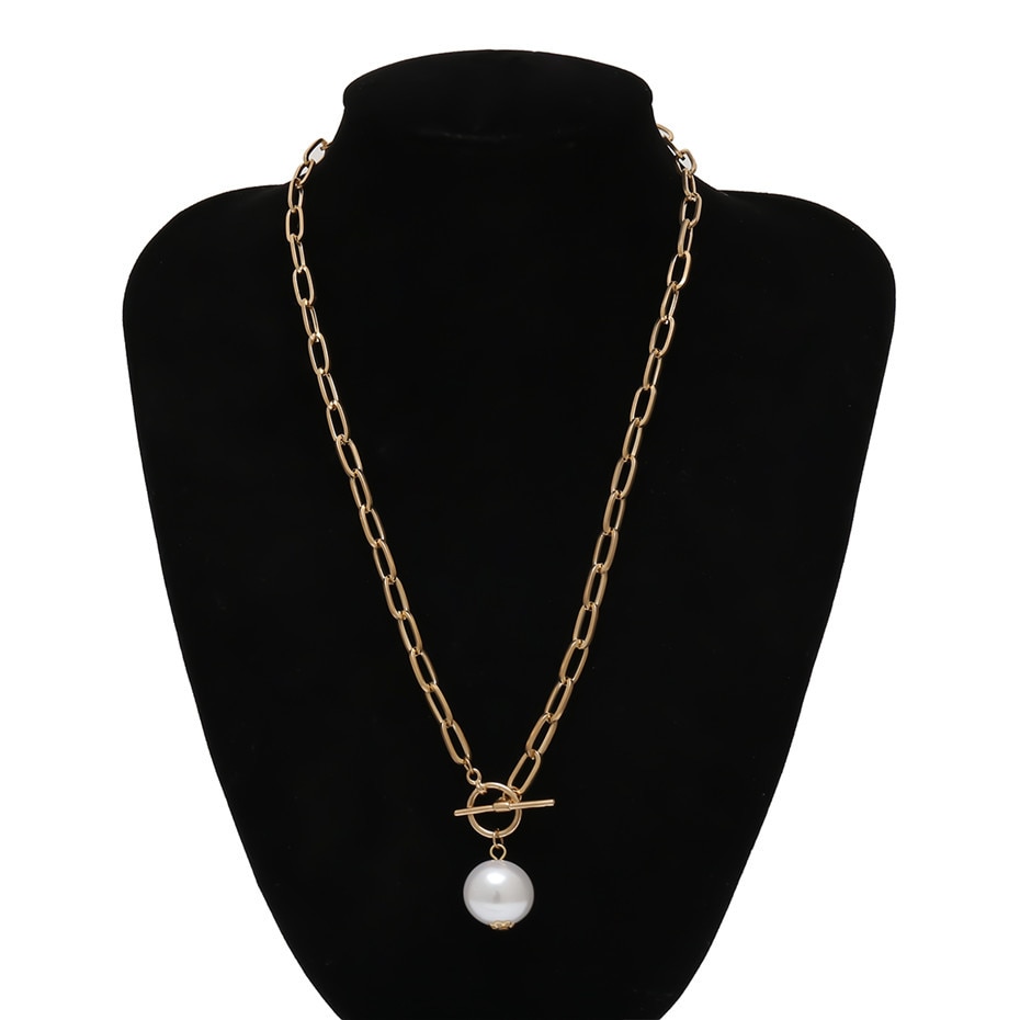 Women's Imitation Pearl Pendant Necklaces