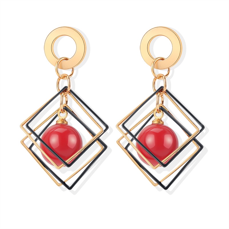 Women's Geometric Drop Earrings