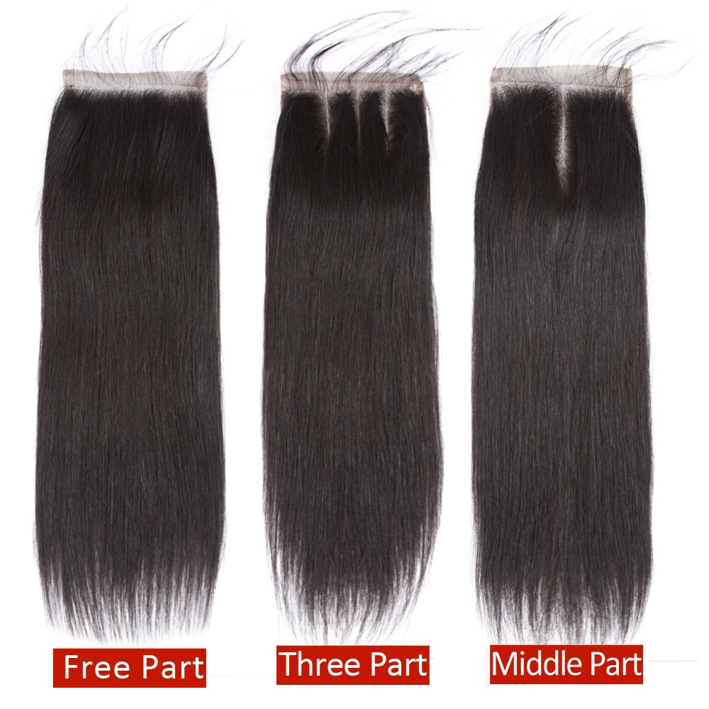 Straight Hair Bundles with Closure