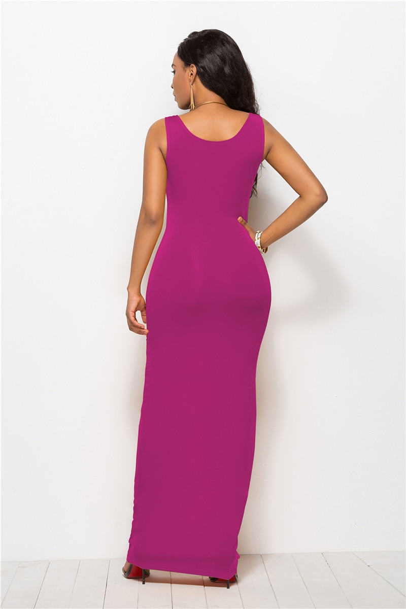 Women's Slim Fit Summer Sleeveless Dress