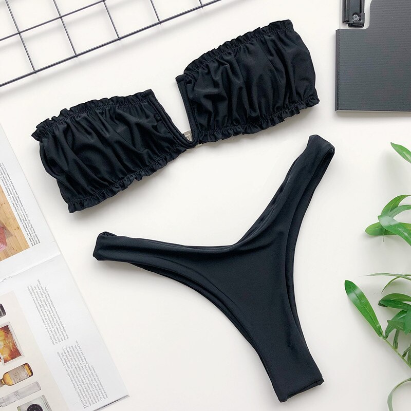 Women's Strapless Bikini Swimsuit