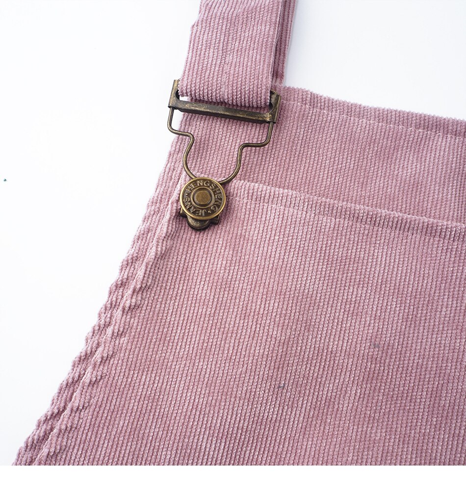 Preppy Style Corduroy Dress for Women