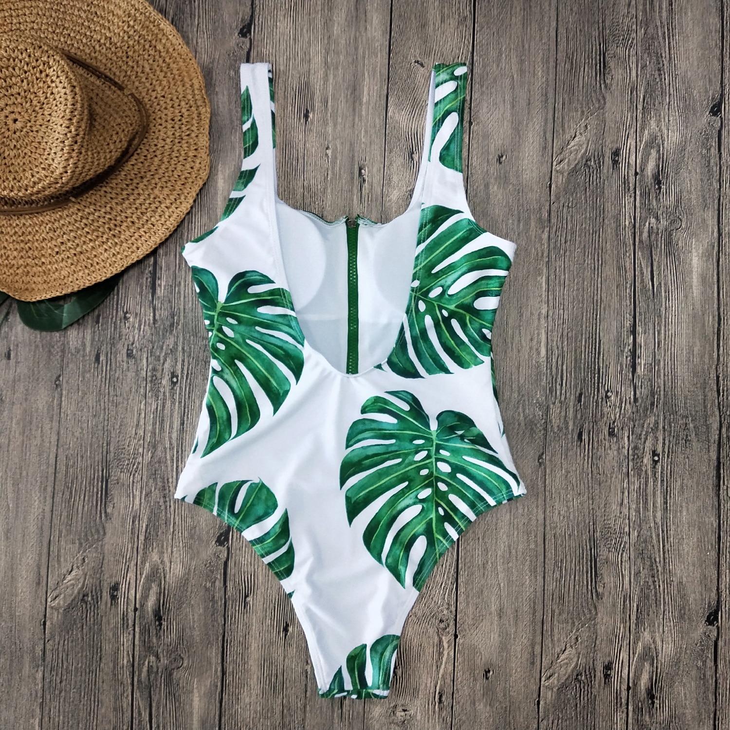 Women's Striped One Piece Swimsuit