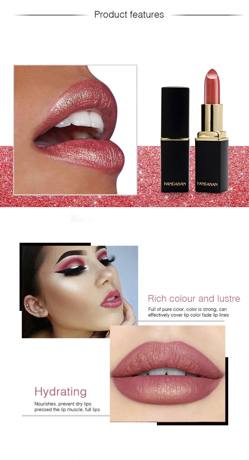 Professional Waterproof Shimmer Lipstick