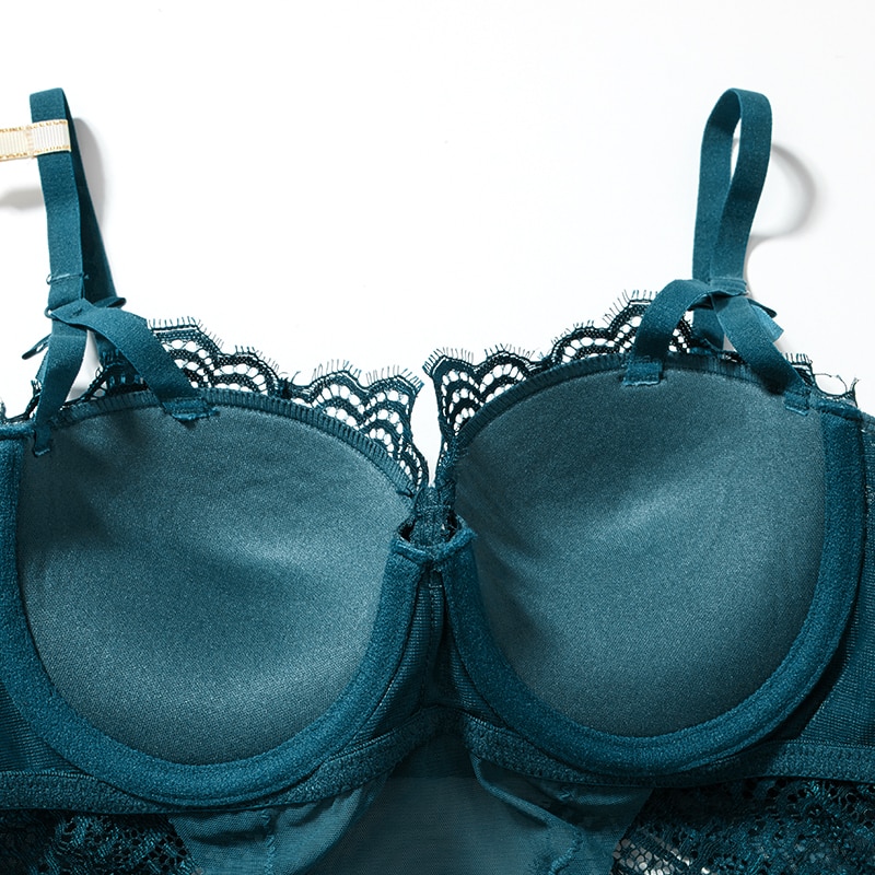 Women's Sexy Lace Push Up Lingerie Bodysuit