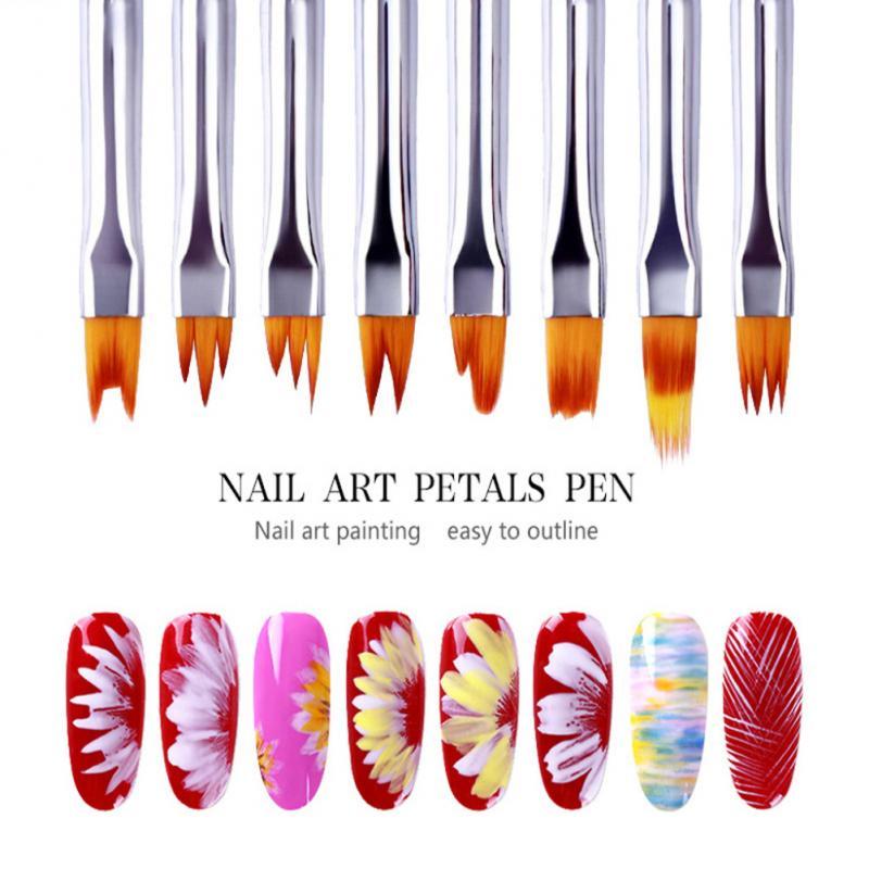 Nail Art Brush 8 Pcs Set