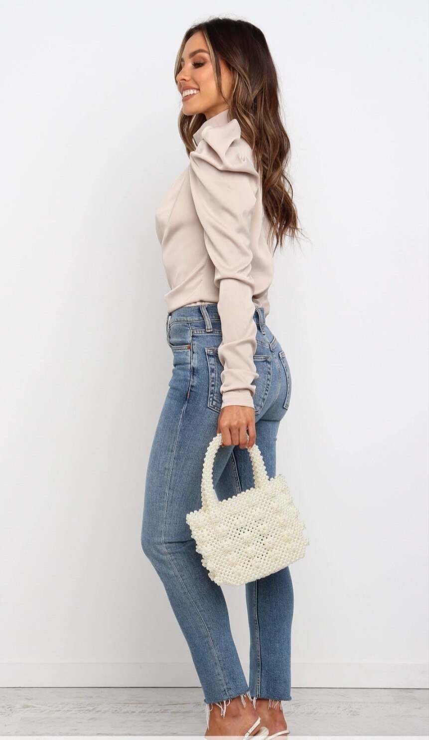 Solid Women's Blouse with Full Sleeves