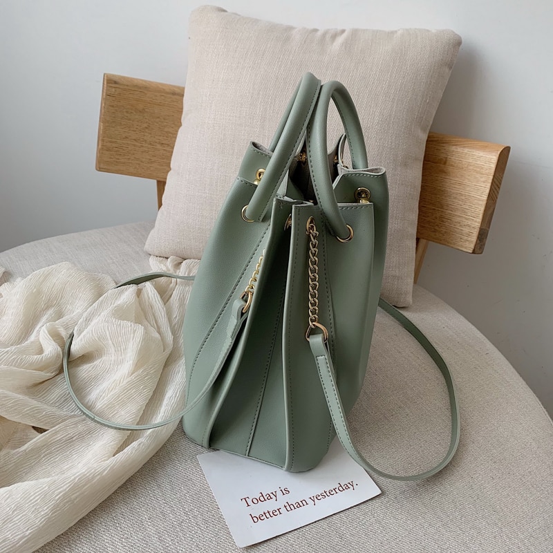 Women's Casual Fashion Leather Handbag