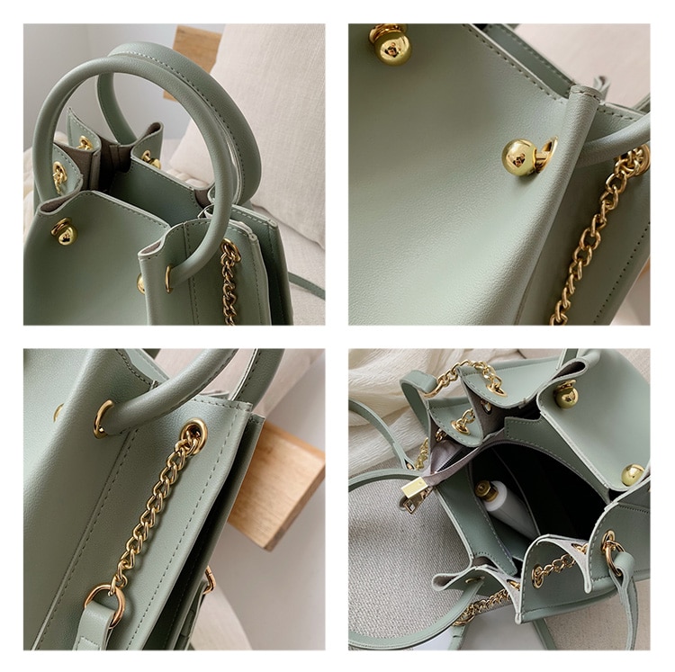 Women's Casual Fashion Leather Handbag