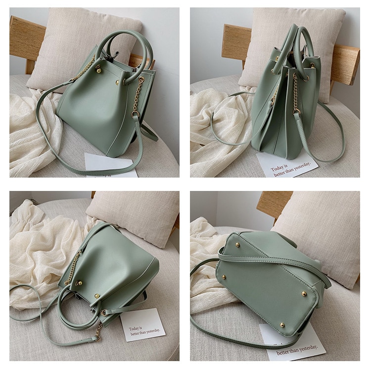 Women's Casual Fashion Leather Handbag