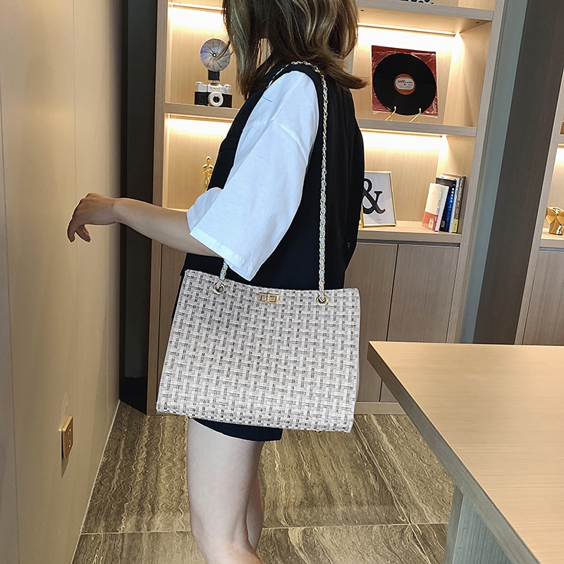 Women's Elegant Style Canvas Shoulder Bag