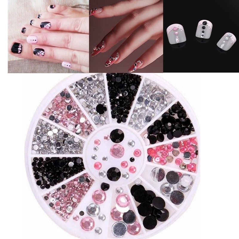 Colorful Nail Art Acrylic Shiny Crystals