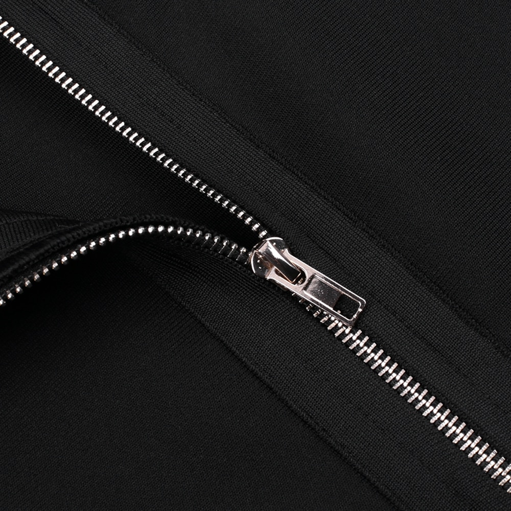 Women's Plus Size Mini Black Dress