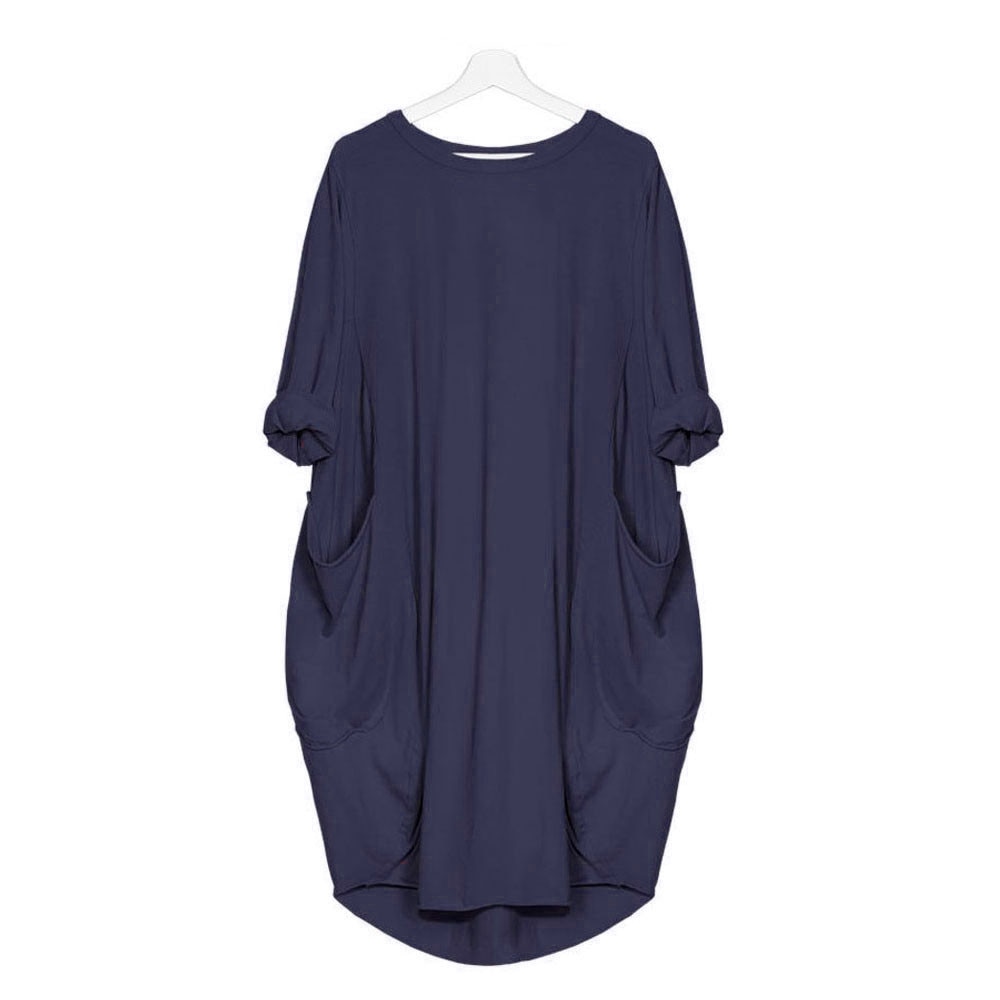 Women's Plus Size Casual Summer Cotton Dress