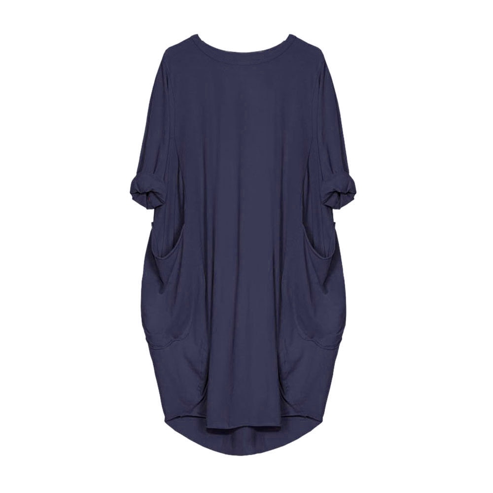 Women's Plus Size Casual Summer Cotton Dress