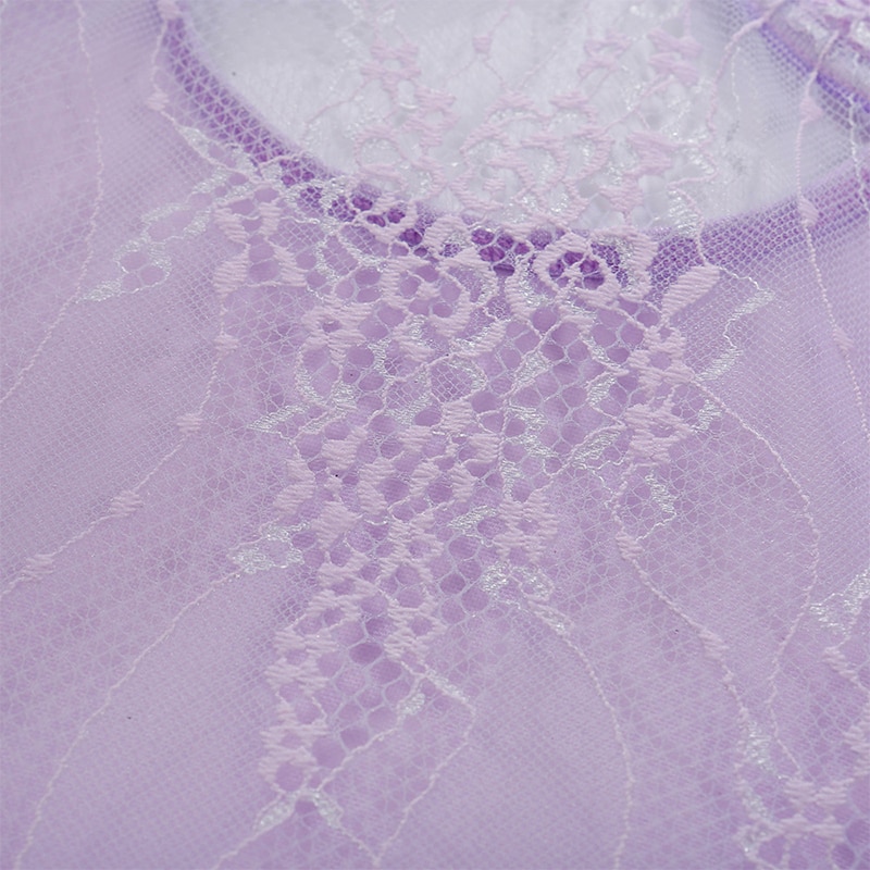 Light Purple Women's Teddy Bodysuit