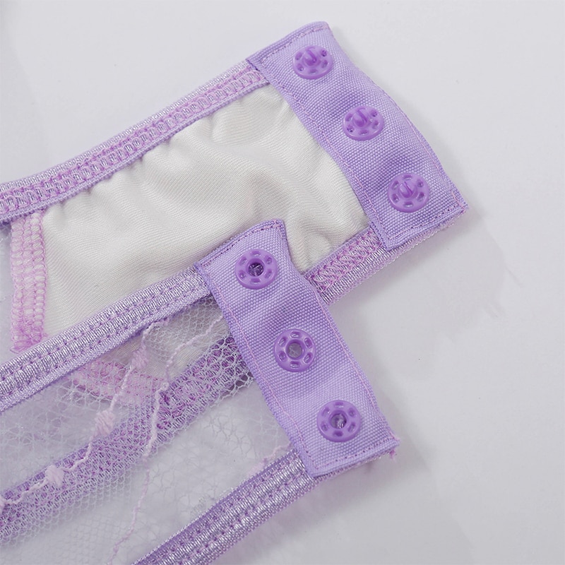 Light Purple Women's Teddy Bodysuit