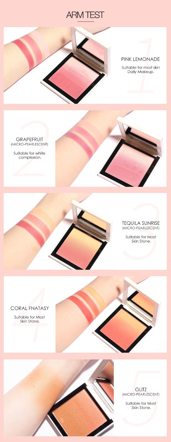 Waterproof Blush Palette