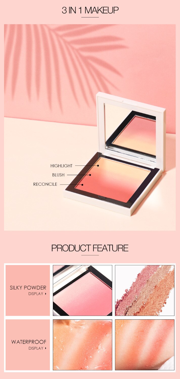 Waterproof Blush Palette