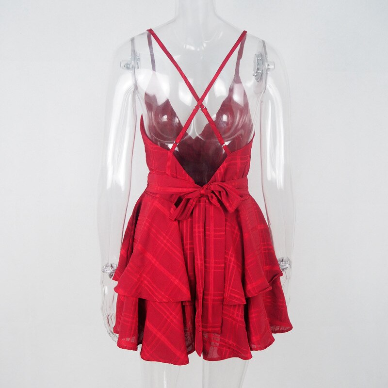 Women's Summer Ruffled Romper