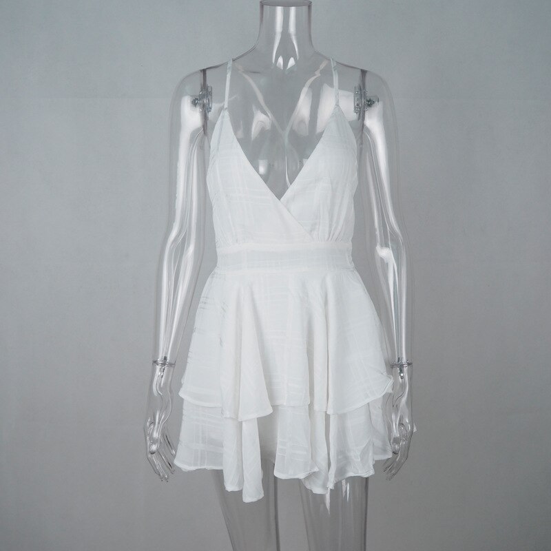 Women's Summer Ruffled Romper