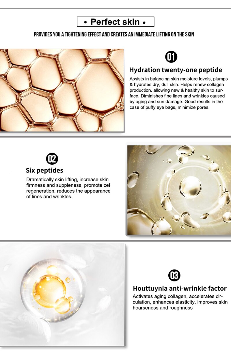 Wrinkles Removing Antioxidante Day Cream for Face