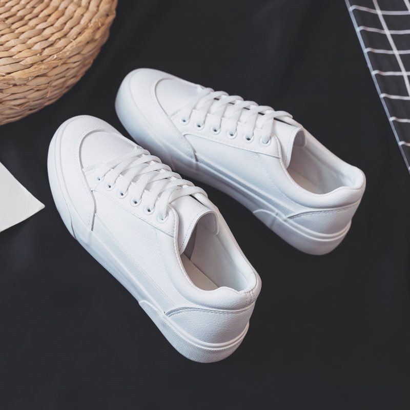 Women's Fashion Casual Plain Coloured Sneakers