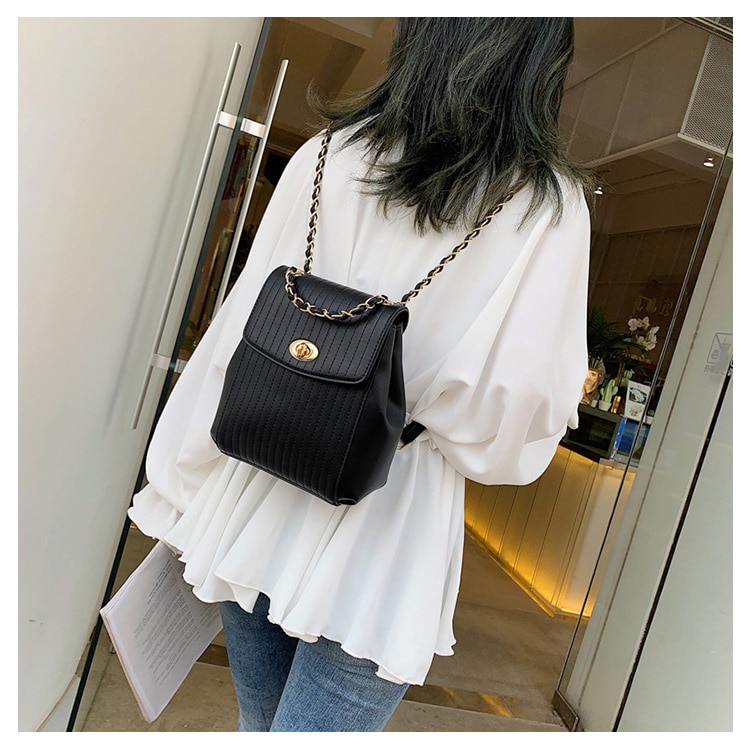 Women's Chain Detail Backpack