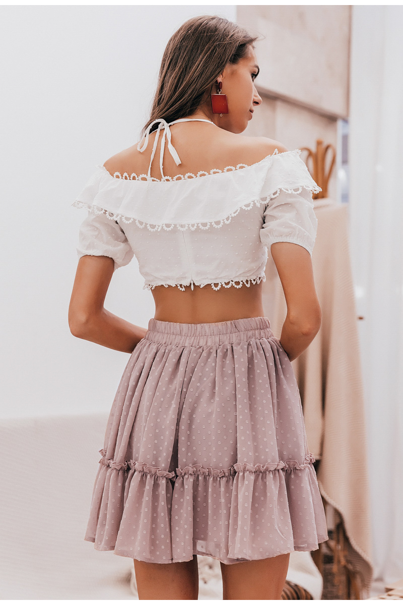 Bohemian Mini Skirt with Tassel