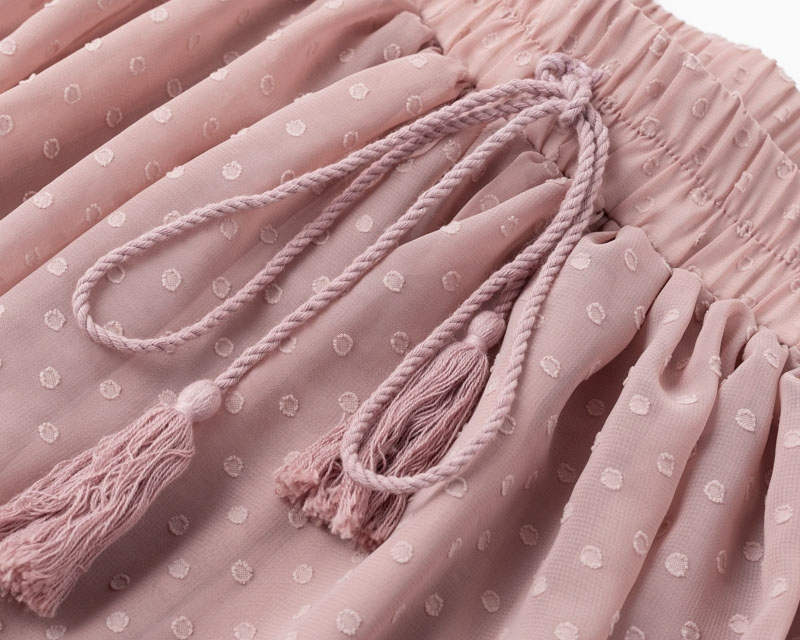 Bohemian Mini Skirt with Tassel