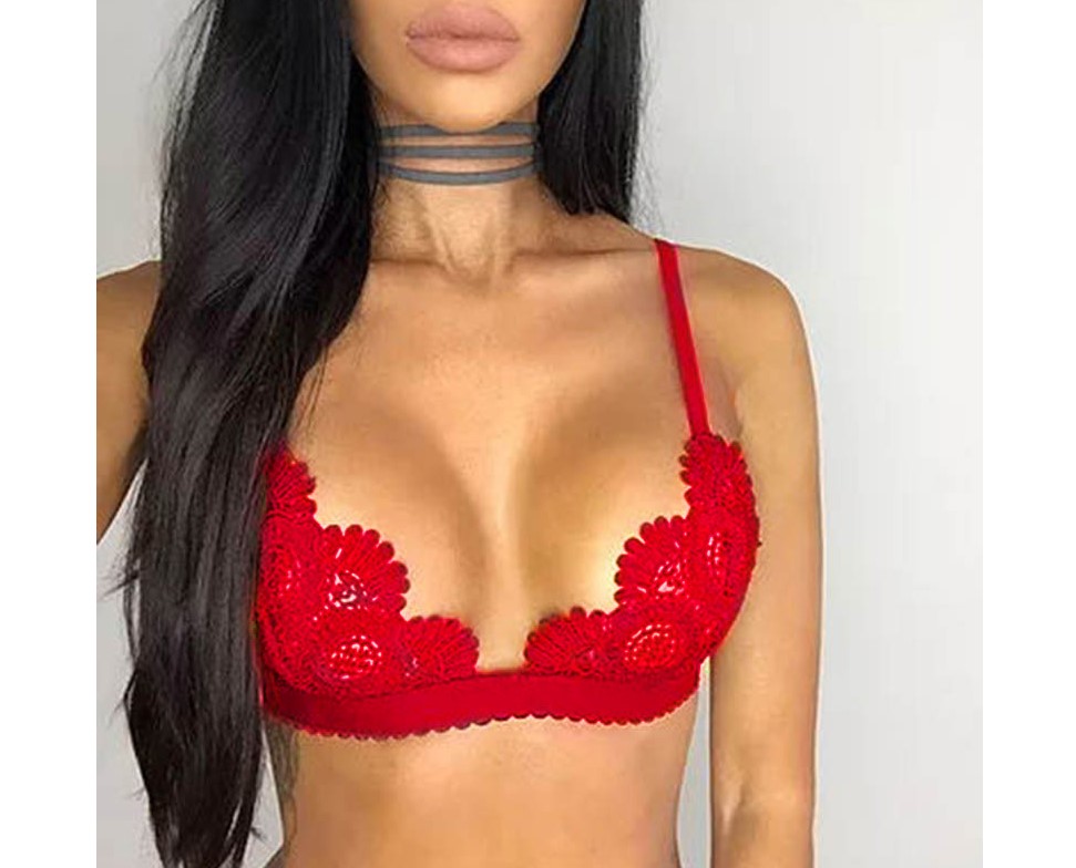 Women's Lace Wave Push-Up Bra