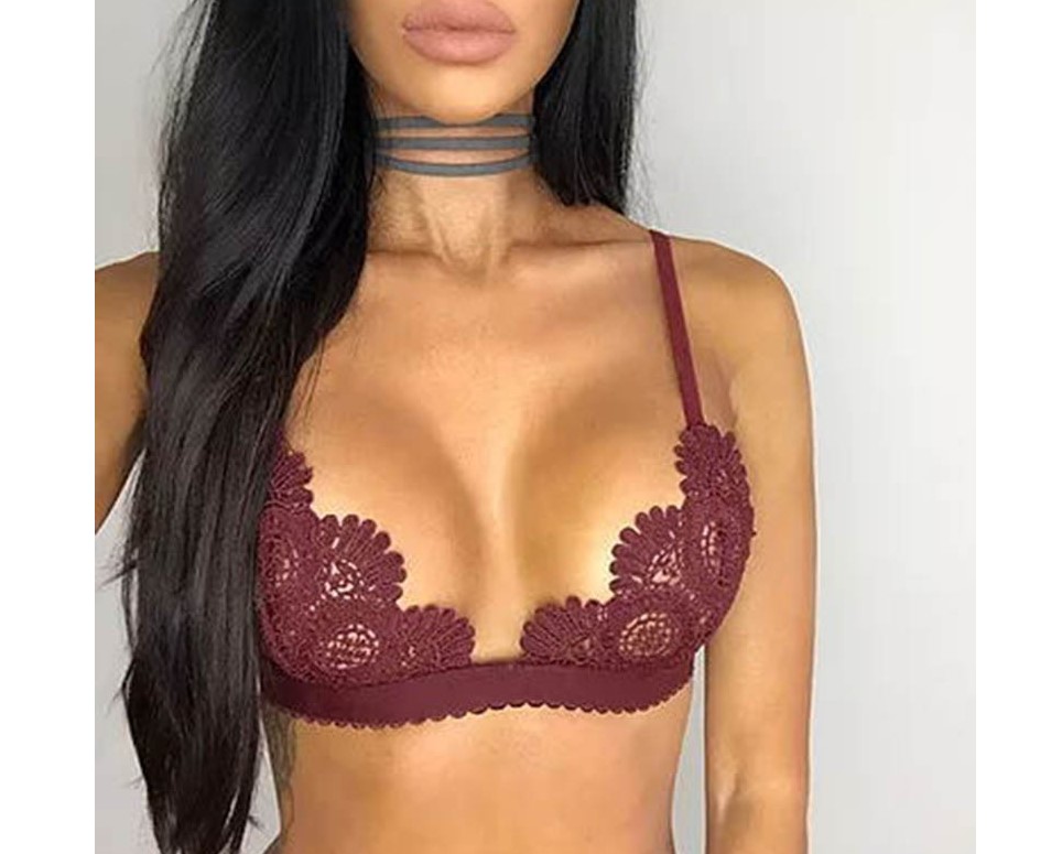Women's Lace Wave Push-Up Bra