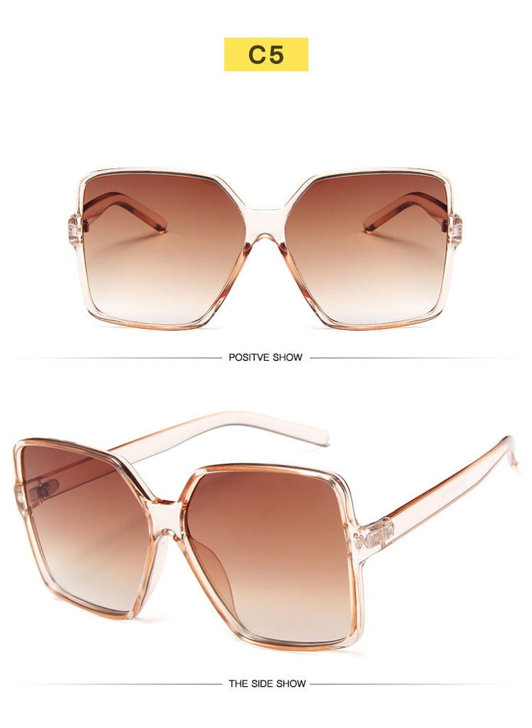Women's Oversized Gradient Sunglasses