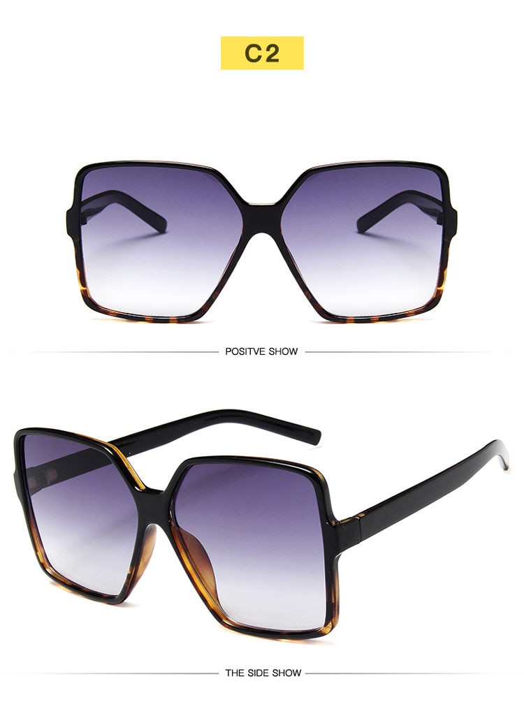 Women's Oversized Gradient Sunglasses