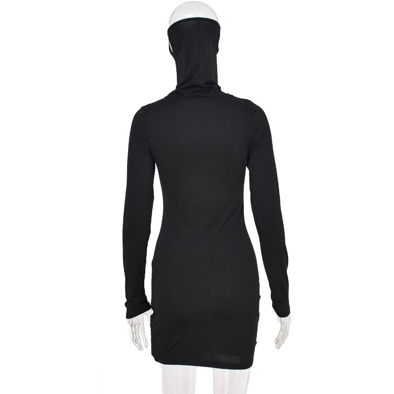 Women's Casual High Neck Dress