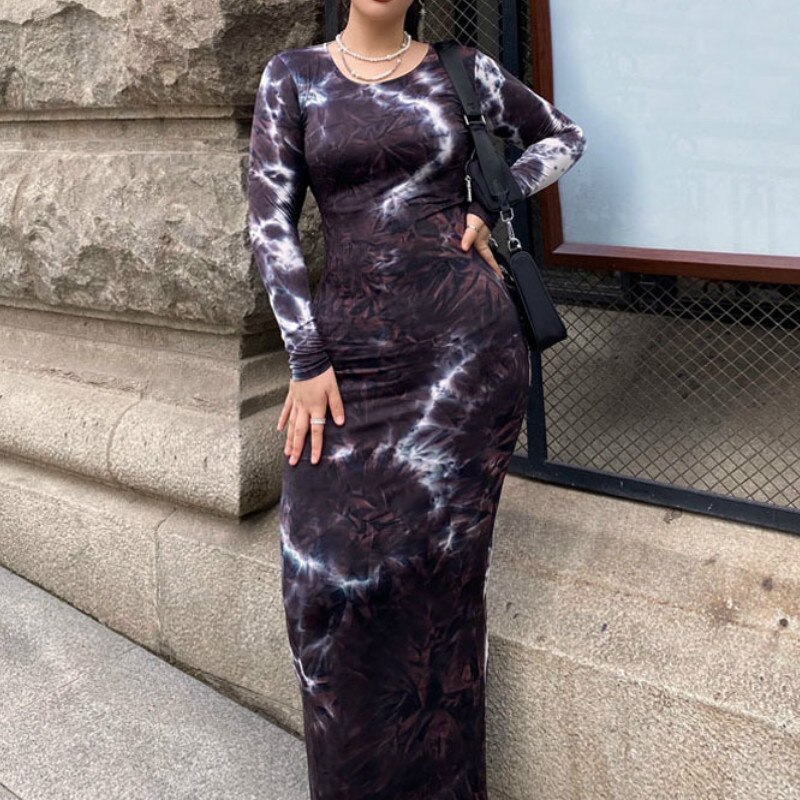 Women's Turtleneck Maxi Dress