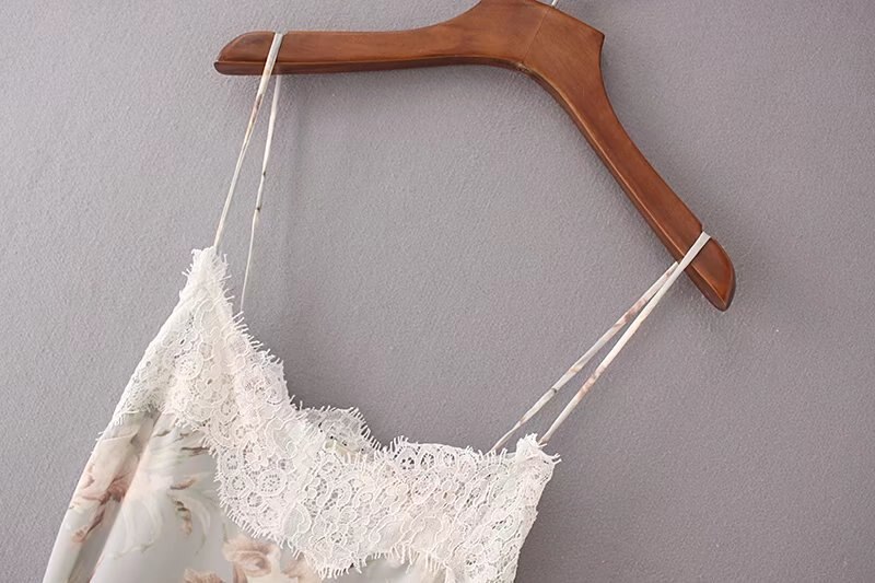 Women's Elegant Sleeveless Dress with Floral Print