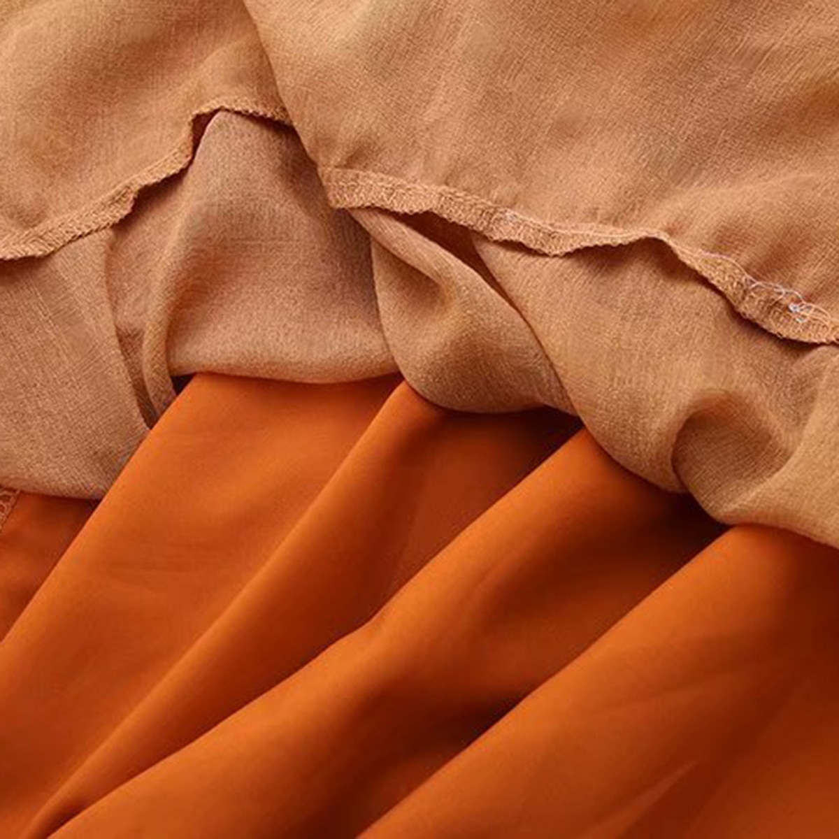 Earth Me Ruffled Cotton Mini Beach Dress