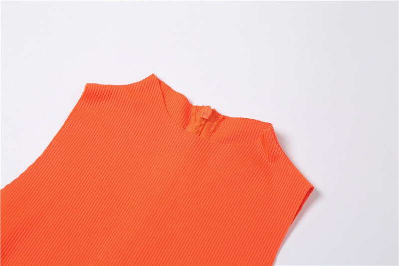 Women's Casual Sleeveless Elastic Jumpsuit