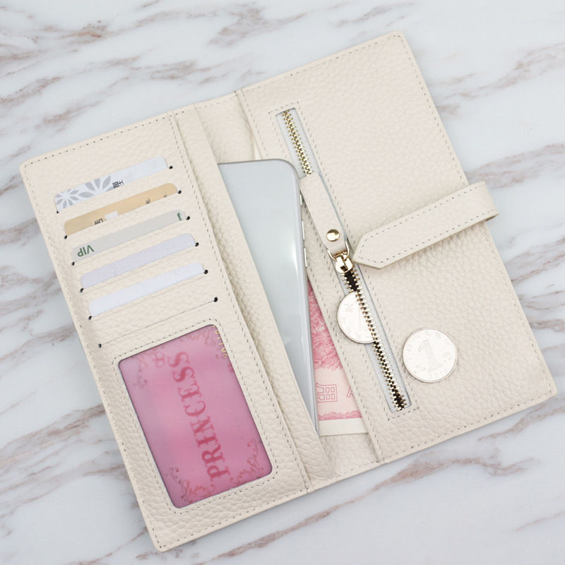 Women's Solid Genuine Leather Wallet