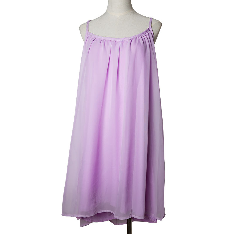 Women's Beach Loose O-Neck Dress