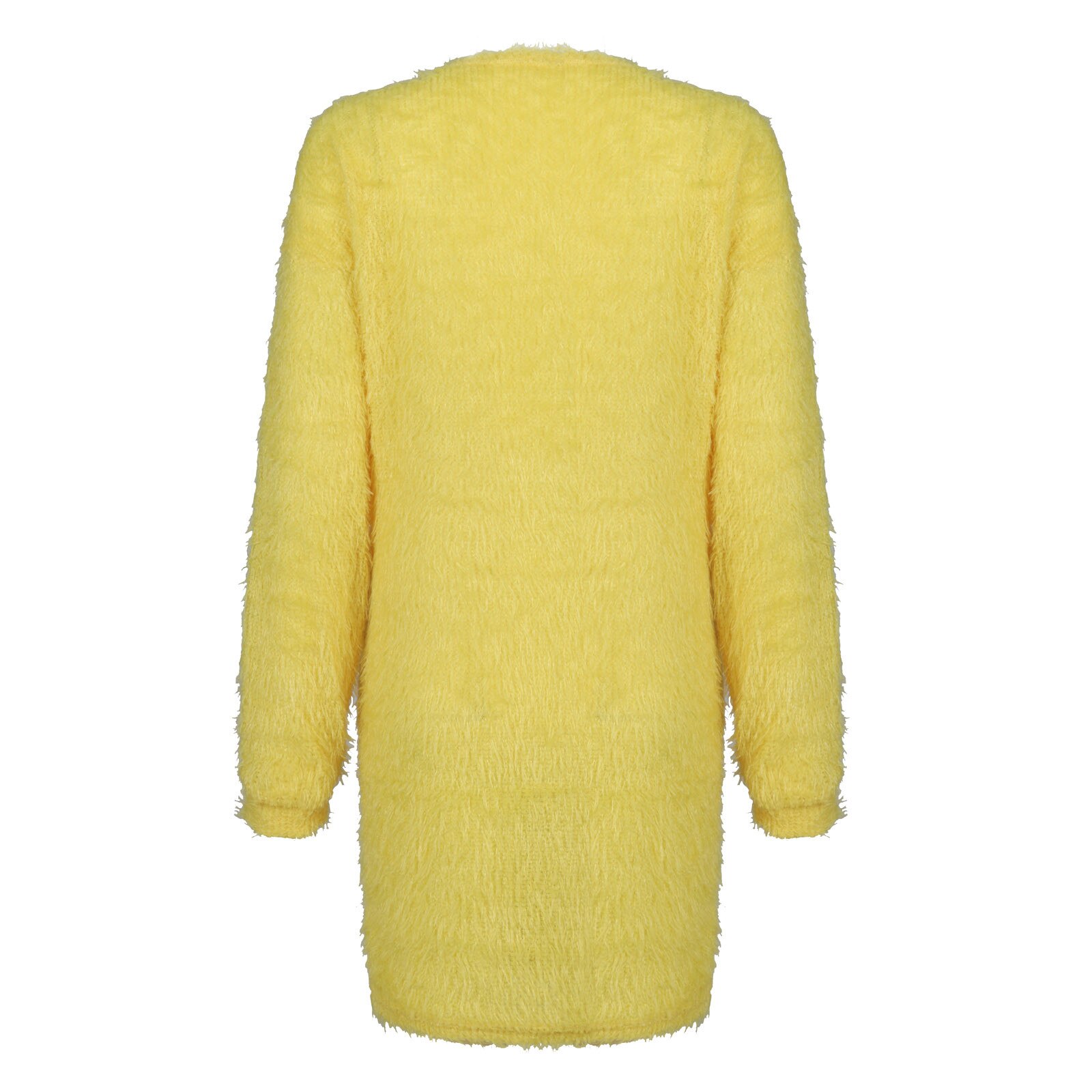 Solid Color Knitted Sweater Dress for Women