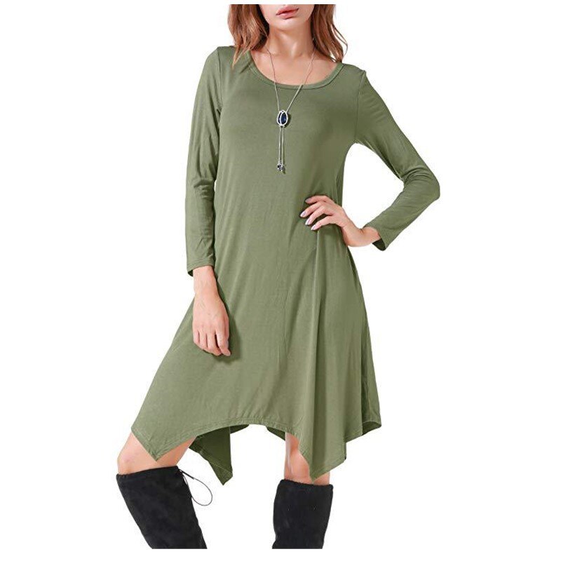Women's Loose Style Cotton Dress