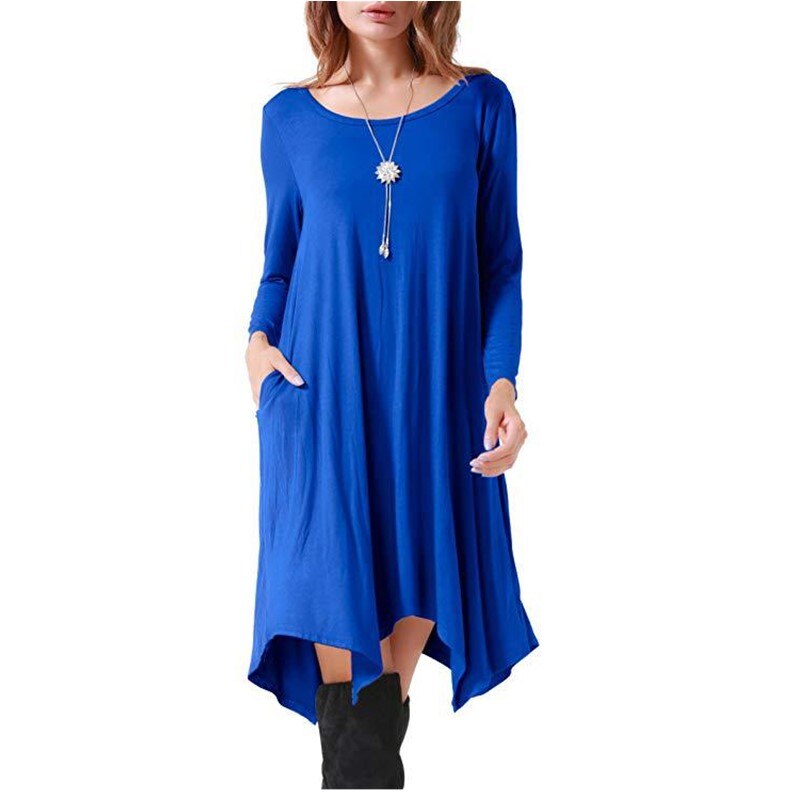 Women's Loose Style Cotton Dress