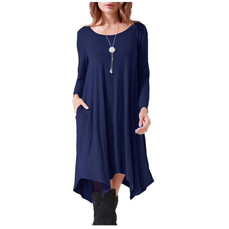 Women's Loose Style Cotton Dress
