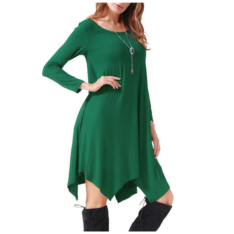Women's Loose Style Cotton Dress